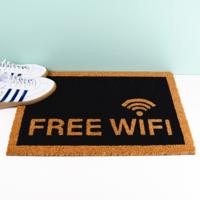 Free wifi deurmat Free wifi deurmat