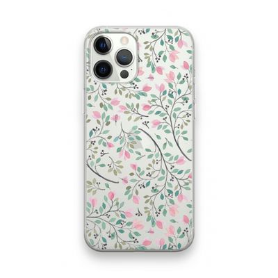 Sierlijke bloemen: iPhone 12 Pro Transparant Hoesje