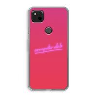 Vice Glow: Google Pixel 4a Transparant Hoesje