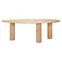 Richmond Organische Eettafel Oakley Eikenhout, 235 x 110cm - Bruin - thumbnail