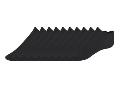 esmara 10 paar sneakersokken (Zwart, 35-38)