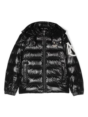 Moncler Enfant veste matelassée Saulx à capuche - Noir