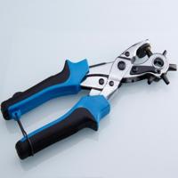 Multifunctionele riem gat Puncher met 6 gaten lederen gat Punch voor lederen riemen kaarten papier stof (blauw) Multifunctionele riem gat Puncher met 6 gaten lederen gat Punch voor lederen riemen kaarten papier stof (blauw)
