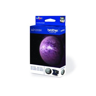 Originele inktcartridge Brother LC-1220BKBP Zwart