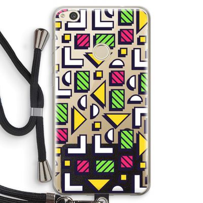 8-bit N°4: Huawei Ascend P8 Lite (2017) Transparant Hoesje met koord