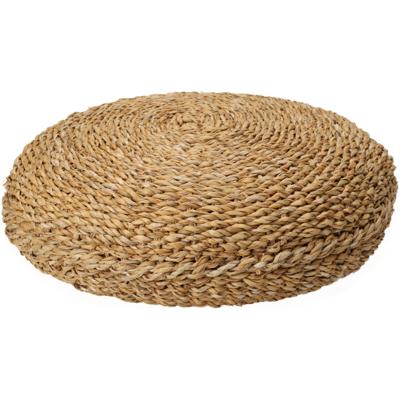 Home & Styling Vloerkussen Ibiza - naturel - jute/katoen - 40 x 15 cm - Extra dik grond zitkussen
