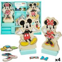 Figuren Disney 54 Onderdelen 4 Stuks 11,5 x 17,5 x 1,2 cm