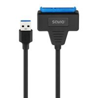 SAVIO AK-68 Adapter USB-A 3.1 Gen 1 (M) - SATA (F) voor 2,5" schijven