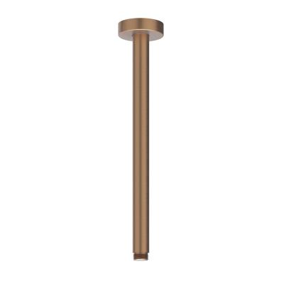 Plafondbuis IVY 30 cm 1/2 Geborsteld Mat Koper PVD