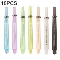 18 stuks Dart accessoire transparant 2BA thread PC Dart assen met ring lengte: 45mm willekeurige kleur levering 18 stuks Dart accessoire transparant 2BA thread PC Dart assen met ring lengte: 45mm willekeurige kleur levering
