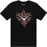 Fender Custom Shop Pinstripe T-Shirt Black XL