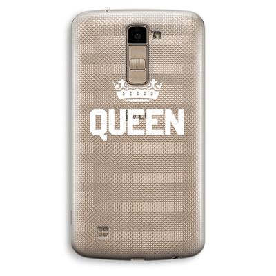 Queen zwart: LG K10 (2016) Transparant Hoesje