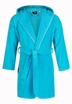 Badrock Baby badjas aquablauw met naam borduren