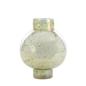 Light & Living Light&living Vaas Ø31x38 cm DUSIT glas steenslag groen