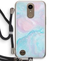 Fantasie pastel: LG K10 (2017) Transparant Hoesje met koord