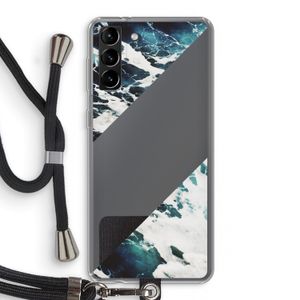 Golven: Samsung Galaxy S21 Plus Transparant Hoesje met koord