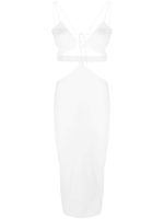 Amazuìn robe Klea à coupe mi-longue - Blanc