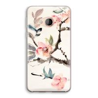 Japanse bloemen: HTC U Play Transparant Hoesje