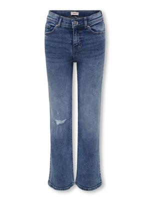 Kids ONLY winter jeansbroek meisjes - blauw - KogJuicy - wide leg fit