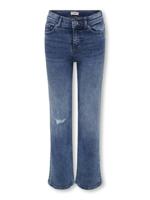 Kids ONLY winter jeansbroek meisjes - blauw - KogJuicy - wide leg fit