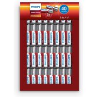 Philips LR03P40FP/10 huishoudelijke batterij Wegwerpbatterij AAA Alkaline - thumbnail