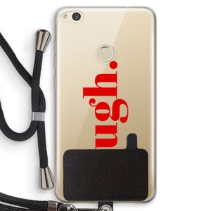 Ugh: Huawei Ascend P8 Lite (2017) Transparant Hoesje met koord