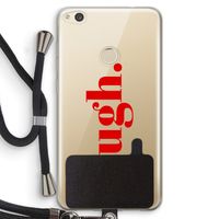 Ugh: Huawei Ascend P8 Lite (2017) Transparant Hoesje met koord