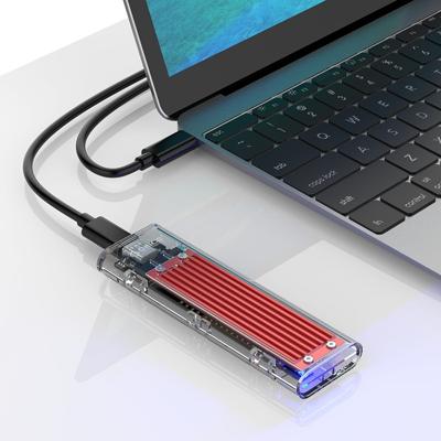 ORICO TCM2-C3 NVMe M. 2 SSD-behuizing (10Gbps) (rood)