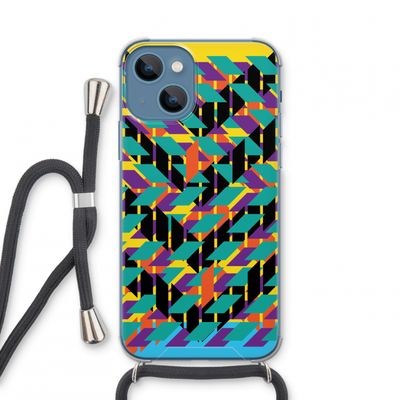 Skew Bee 1: iPhone 13 mini Transparant Hoesje met koord