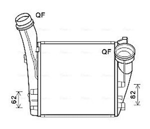 Intercooler, inlaatluchtkoeler PR4085