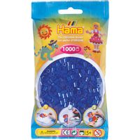 Hama Strijkkralen Hama 1000 Stuks Blauw Neon - thumbnail