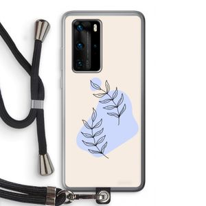 Leaf me if you can: Huawei P40 Pro Transparant Hoesje met koord