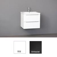 Badkamermeubelset Sanilux Senza Keramiek 60x47x50 cm Wit (1 kraangat)