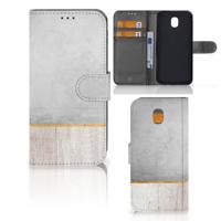 Samsung Galaxy J5 2017 | Book Style Case | Wood Concrete