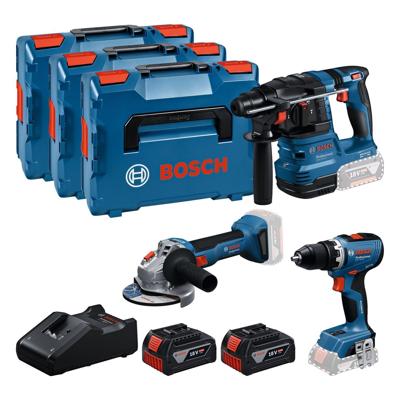 Bosch Professional Bosch Professional Accu combiset 3-delig 18V 5.0Ah in 3x L-Boxx - 0615A5009G