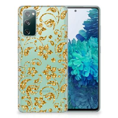 Samsung Galaxy S20 FE | TPU Case | Gouden Bloemen Samsung Galaxy S20 FE | TPU Case | Gouden Bloemen