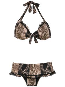 Amir Slama printed bikini set - Noir