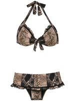 Amir Slama printed bikini set - Noir - thumbnail