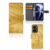 OnePlus Nord 2T | Book Style Case | Licht Hout OnePlus Nord 2T | Book Style Case | Licht Hout