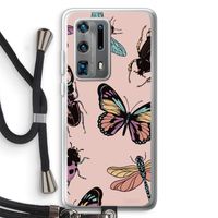 Tiny Bugs: Huawei P40 Pro Plus Transparant Hoesje met koord