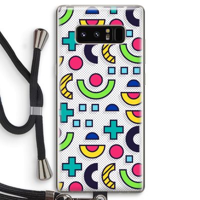 8-bit N°6: Samsung Galaxy Note 8 Transparant Hoesje met koord