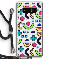 8-bit N°6: Samsung Galaxy Note 8 Transparant Hoesje met koord