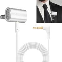 Yanmai R977 opname Clip-on revers Mic Lavalier Omni-directionele dubbele condensatormicrofoon compatibel met PC/iPad/Android en anderen voor de Live
