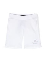 Tommy Hilfiger Junior short en coton mélangé à logo imprimé - Blanc