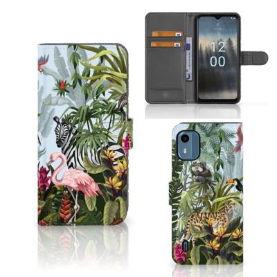 Telefoonhoesje | Met pasjeshouder | voor Nokia C12 Jungle