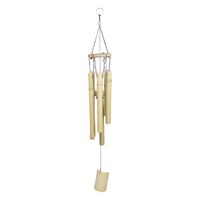 Bamboe windgong/windorgel met koordstopper 33 cm   -