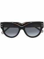 Carolina Herrera lunettes de soleil à monture d'inspiration wayfarer - Noir