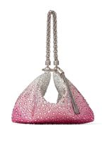 Jimmy Choo pochette Callie à ornements en cristal - Rose