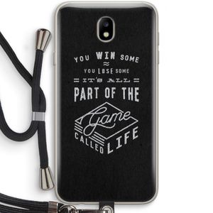 Life: Samsung Galaxy J7 (2017) Transparant Hoesje met koord