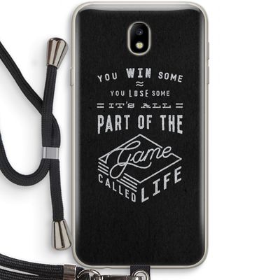 Life: Samsung Galaxy J7 (2017) Transparant Hoesje met koord